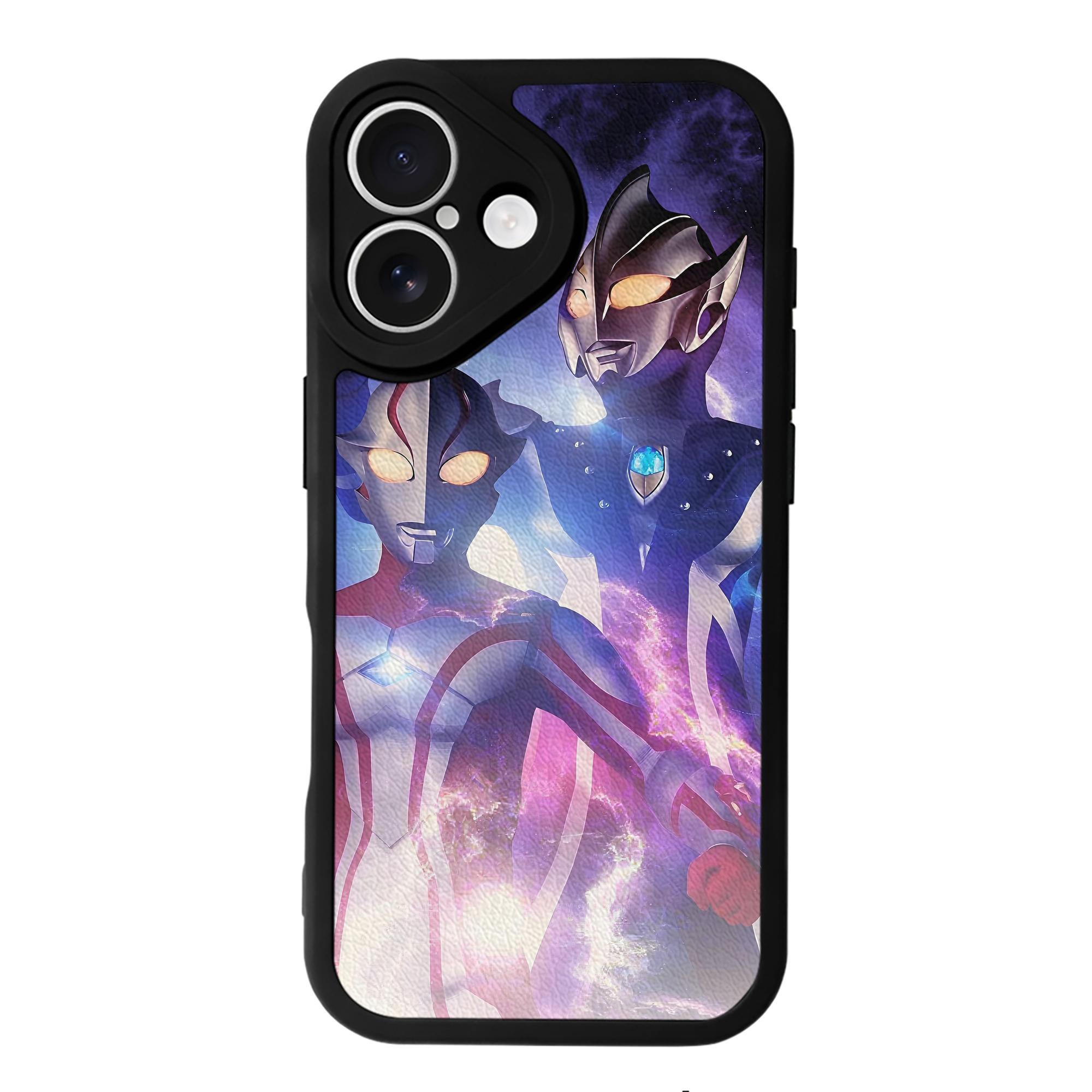 （画像用） ウルトラマン Ultraman 【iPhone 16シリーズ対応】シリコンスマホケース（レザー調） 材質：シリコン